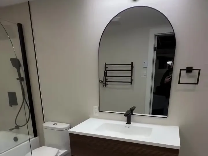 Basement bathroom renovation