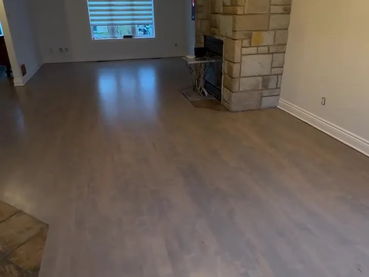 Hardwood floor refinishing